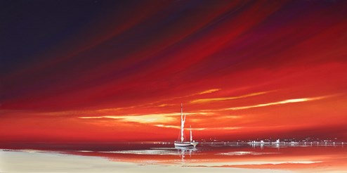 Cinnamon Clouds by Jonathan Shaw - Original Painting on Board